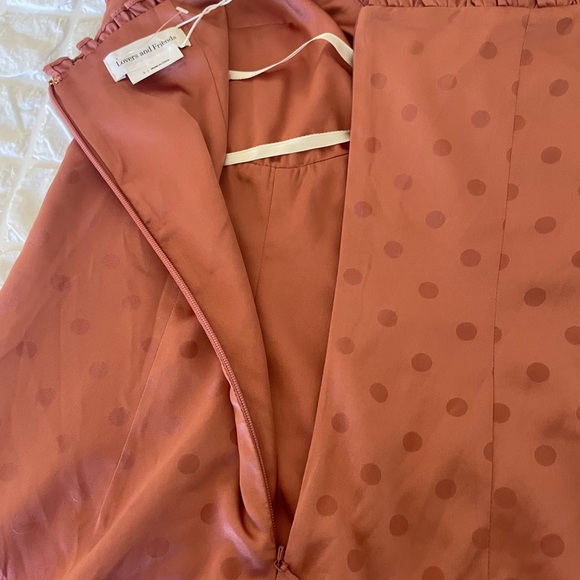 Lovers + Friends Satin Pink Ruched Babydoll Mini Dress - Picture 14 of 15